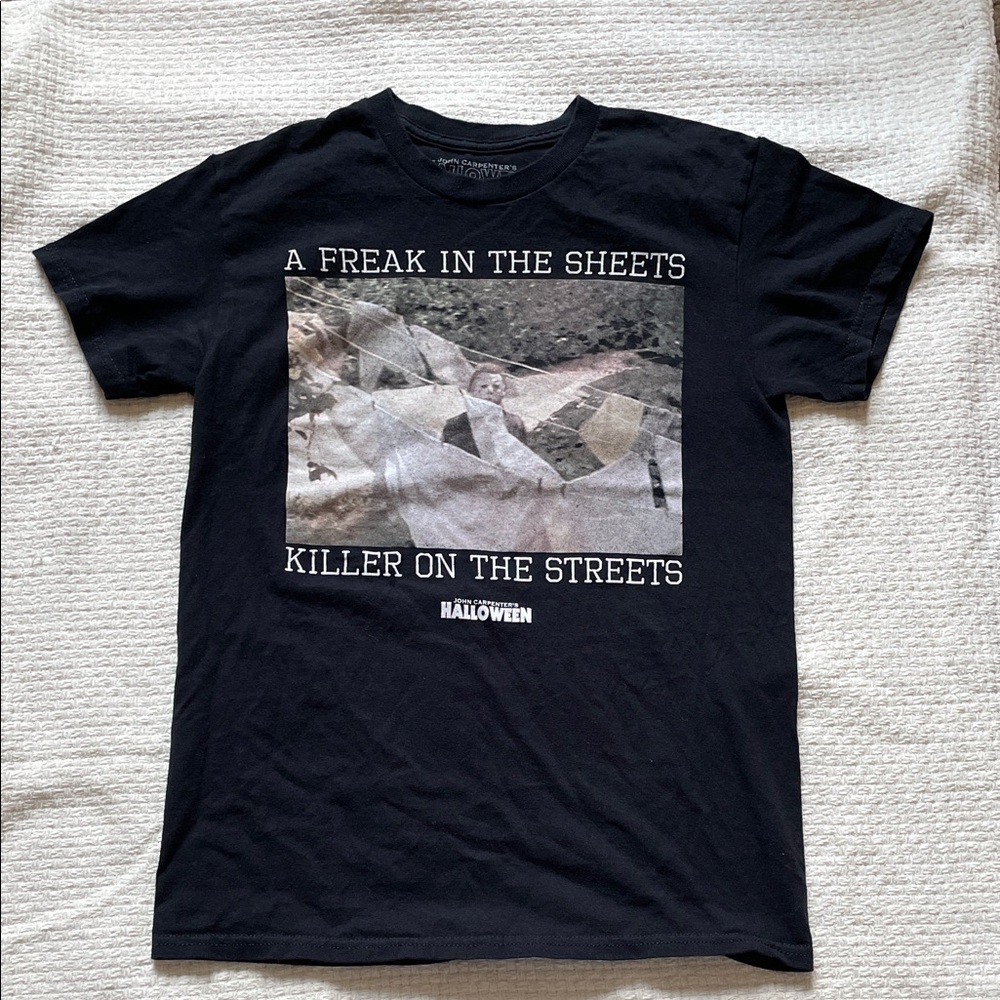 Ripple Junction Black Halloween Graphic T-Shirt